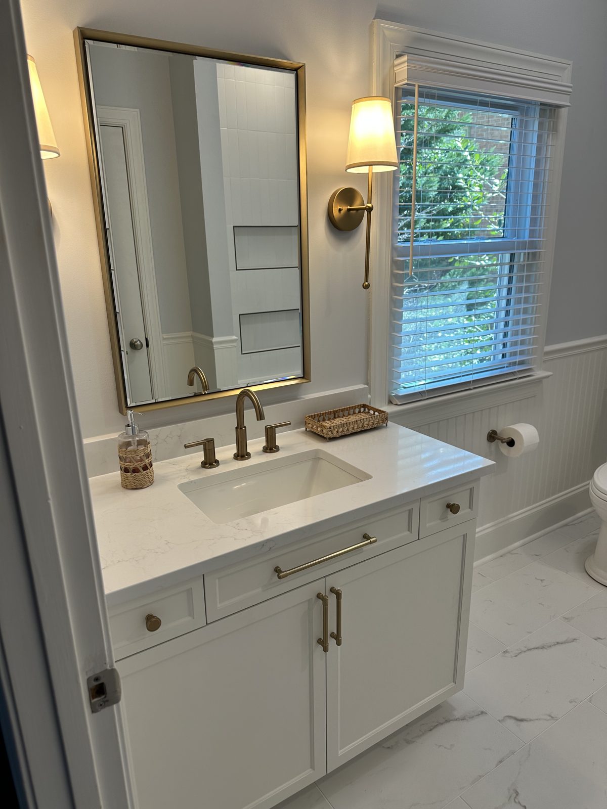 M22 Construction bathroom remodel charlotte project in Charlotte, NC