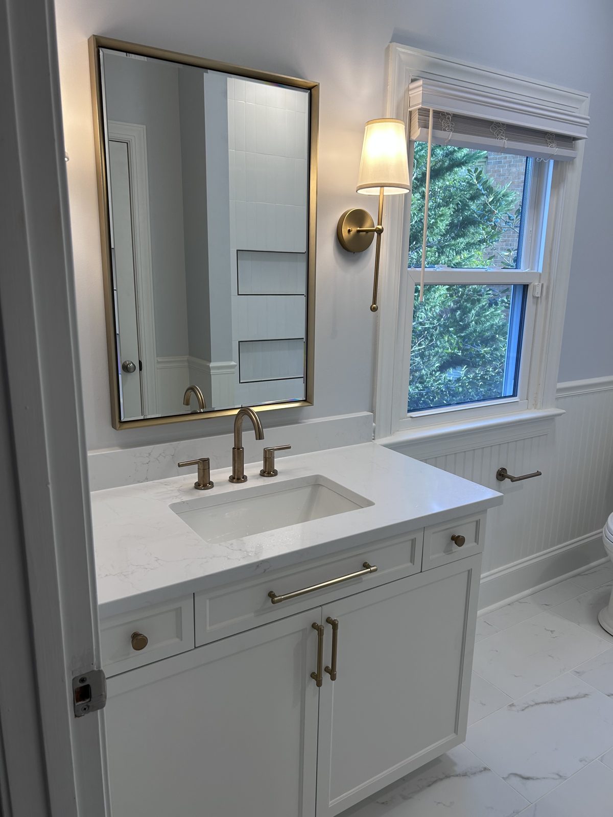 M22 Construction bathroom remodel charlotte project in Charlotte, NC