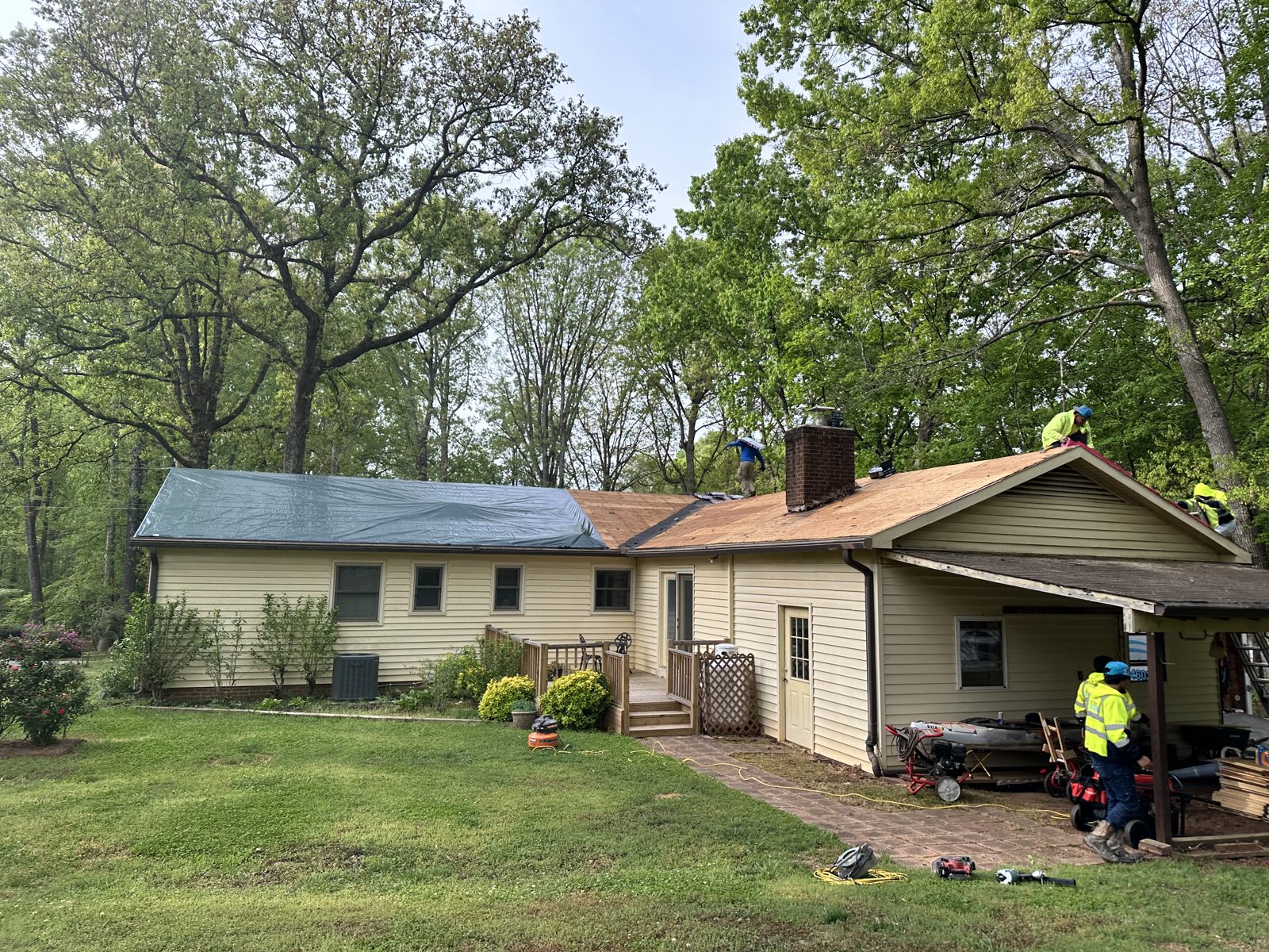 M22 Construction roof replacement charlotte project in Charlotte, NC